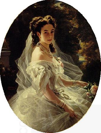 Franz Xaver Winterhalter Princess Pauline de Metternich oil painting picture